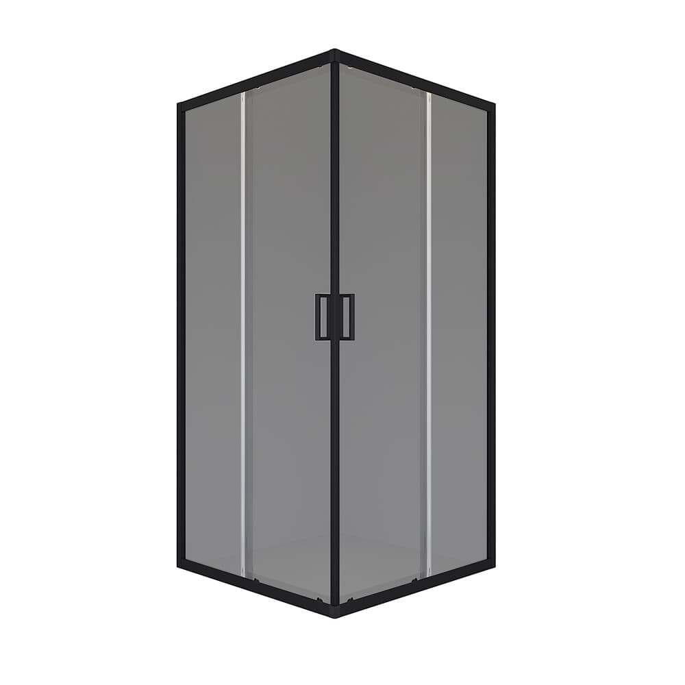 Душевой уголок Domani-Spa Cube V88 черный 80х80х190 см квадрат стекло тонированное 5 мм (DS04CbV88L0T00.Gt-Black)