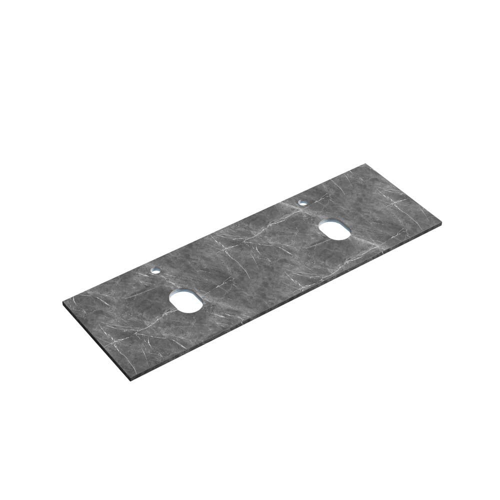 Столешница под раковину 140х46х2,1 см серая Sancos Black Sky (TT140A1X)
