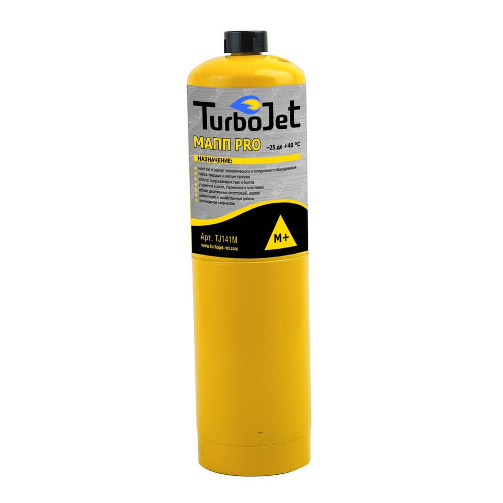 Баллон газовый Turbojet МАПП Pro одноразовый 1 л