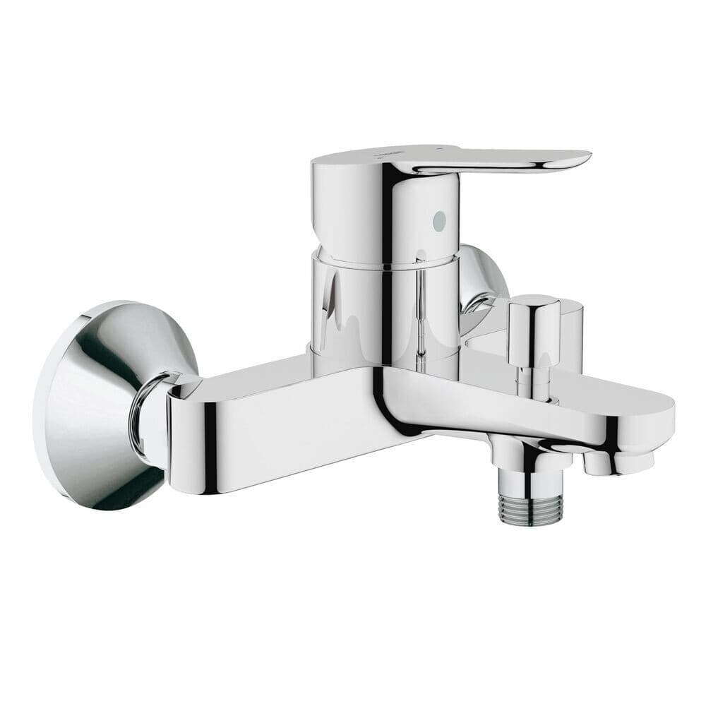 Смеситель для ванны Grohe BauEdge хром однорычажный с коротким изливом без лейки (23334000)