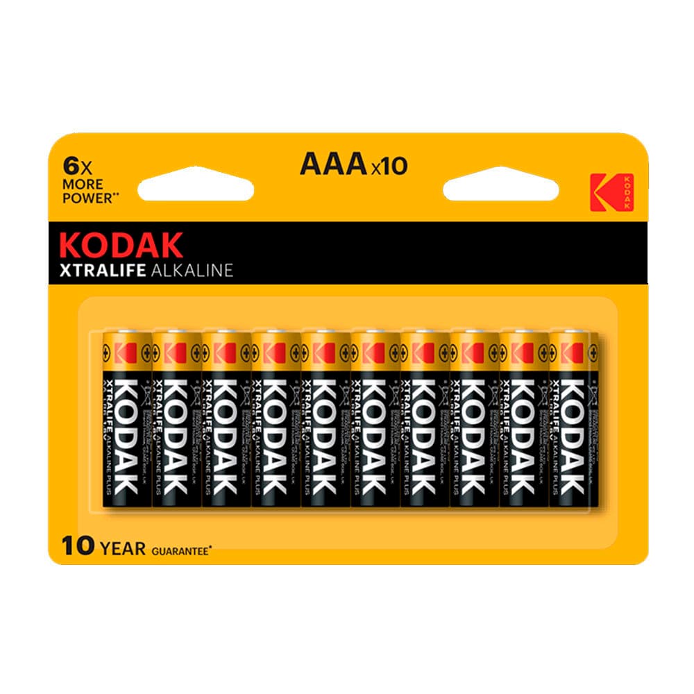 Батарейка Kodak Xtralife ААА мизинчиковая LR03 1,5 В (10 шт.) (Б0014331)