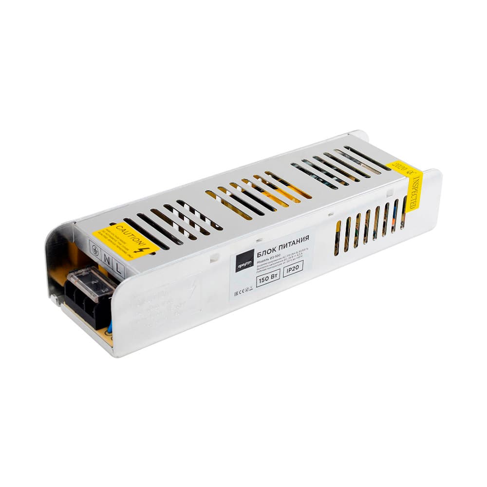 Блок питания для светодиодной ленты Apeyron 220/24 В 150 Вт IP20 (03-100)